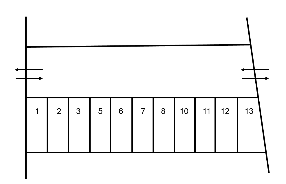 P163の駐車配置図