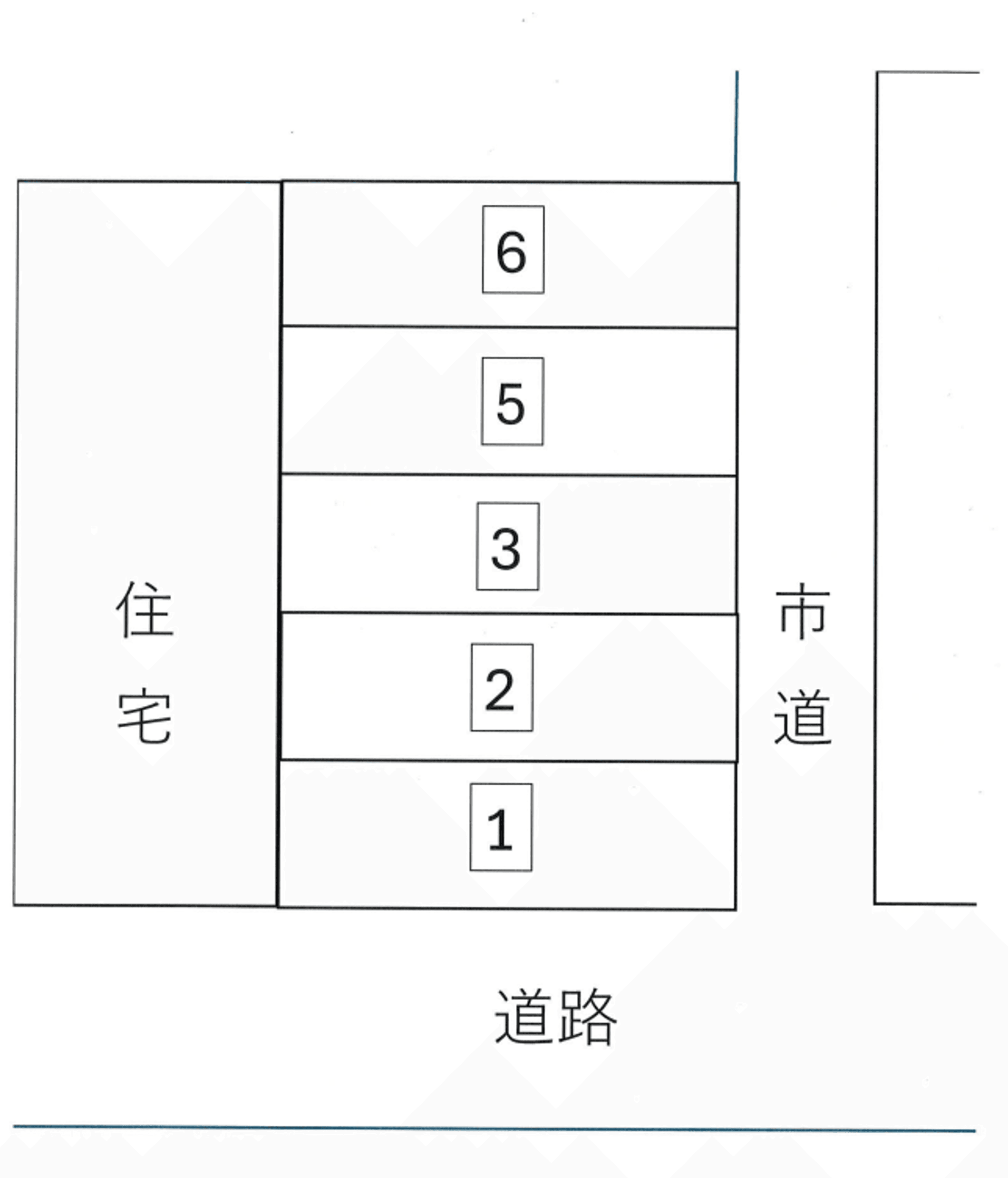 中野SK駐車場の駐車配置図