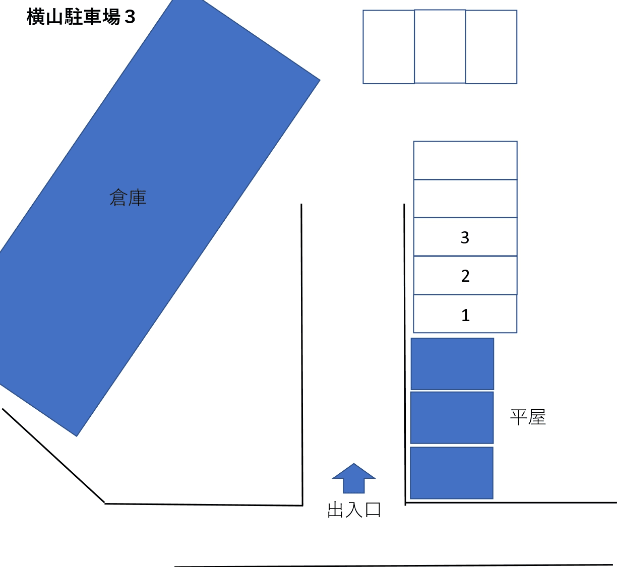 グリーンパーキング5の駐車配置図