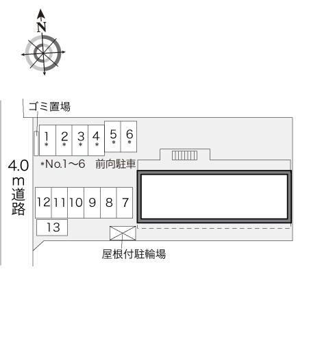 ひまわり(29320)の駐車配置図