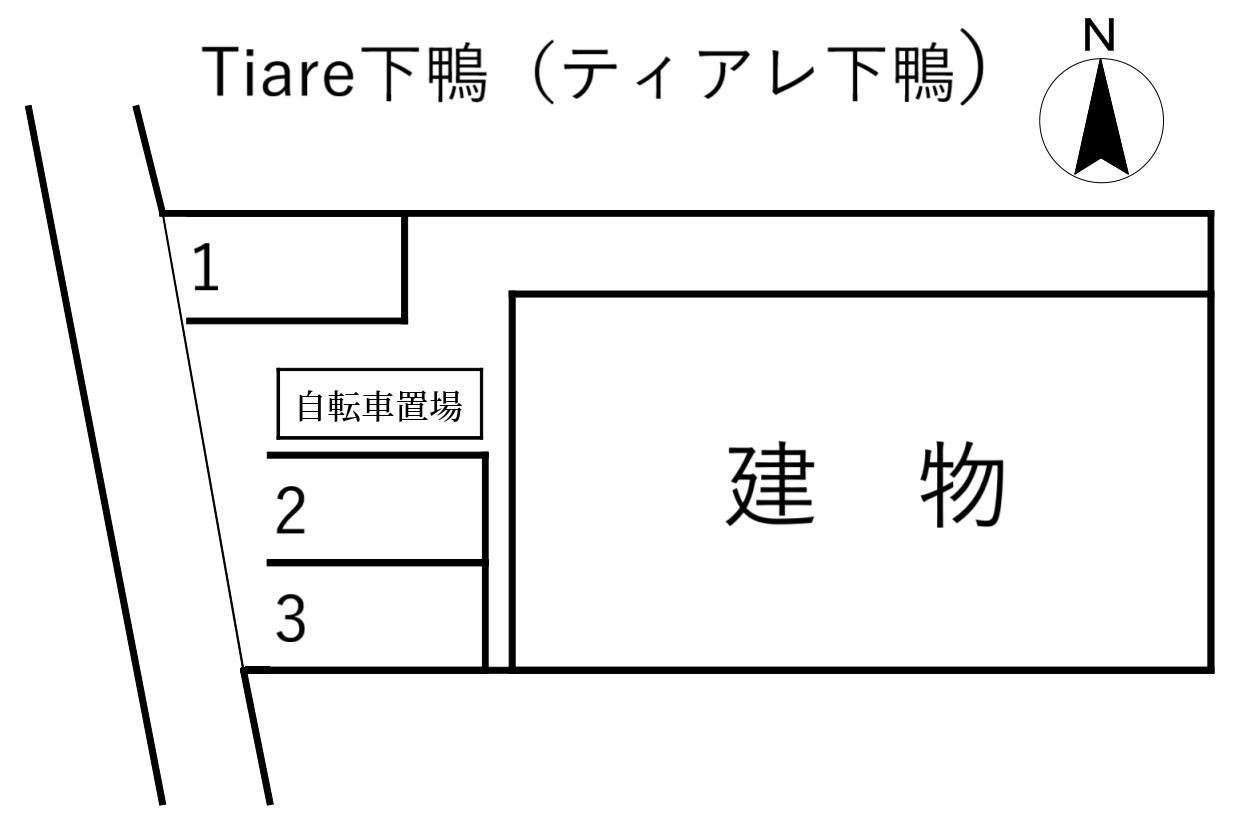 Tiare下鴨（ティアレ下鴨）の駐車配置図