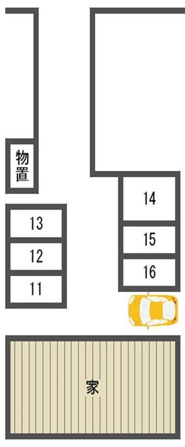 大塚駐車場の駐車配置図
