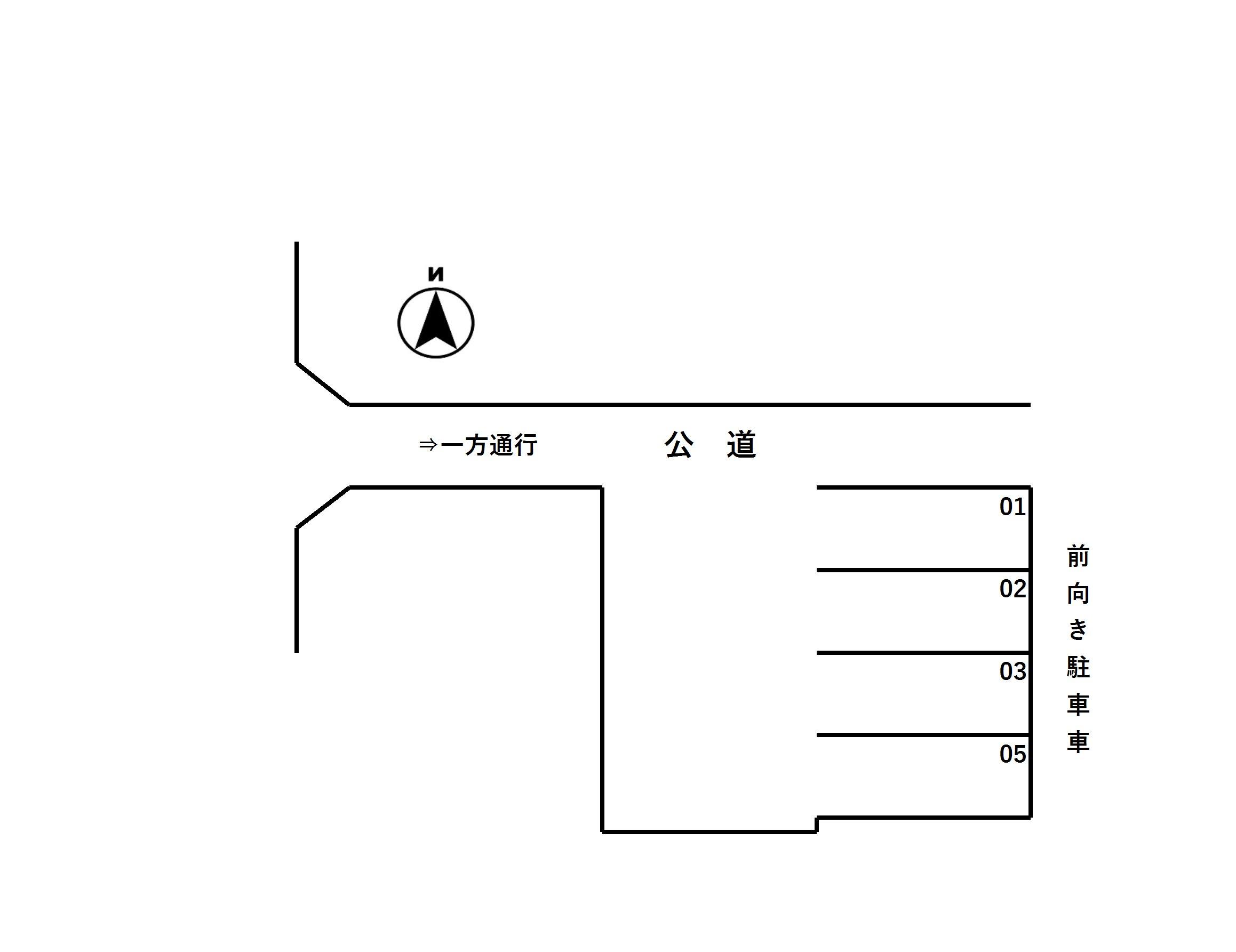 パーキング米坂の駐車配置図