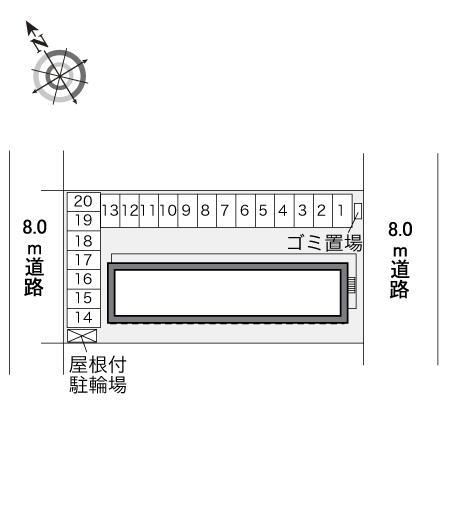 トーワ(27993)の駐車配置図