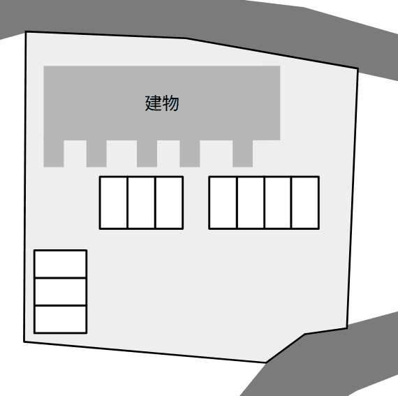 エヴァグリーンの駐車配置図