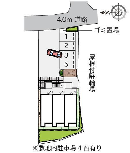 レイクサイド(54922)の駐車配置図