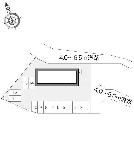 ＨａｐｐｙＦｉｅｌｄ(14883)の駐車配置図