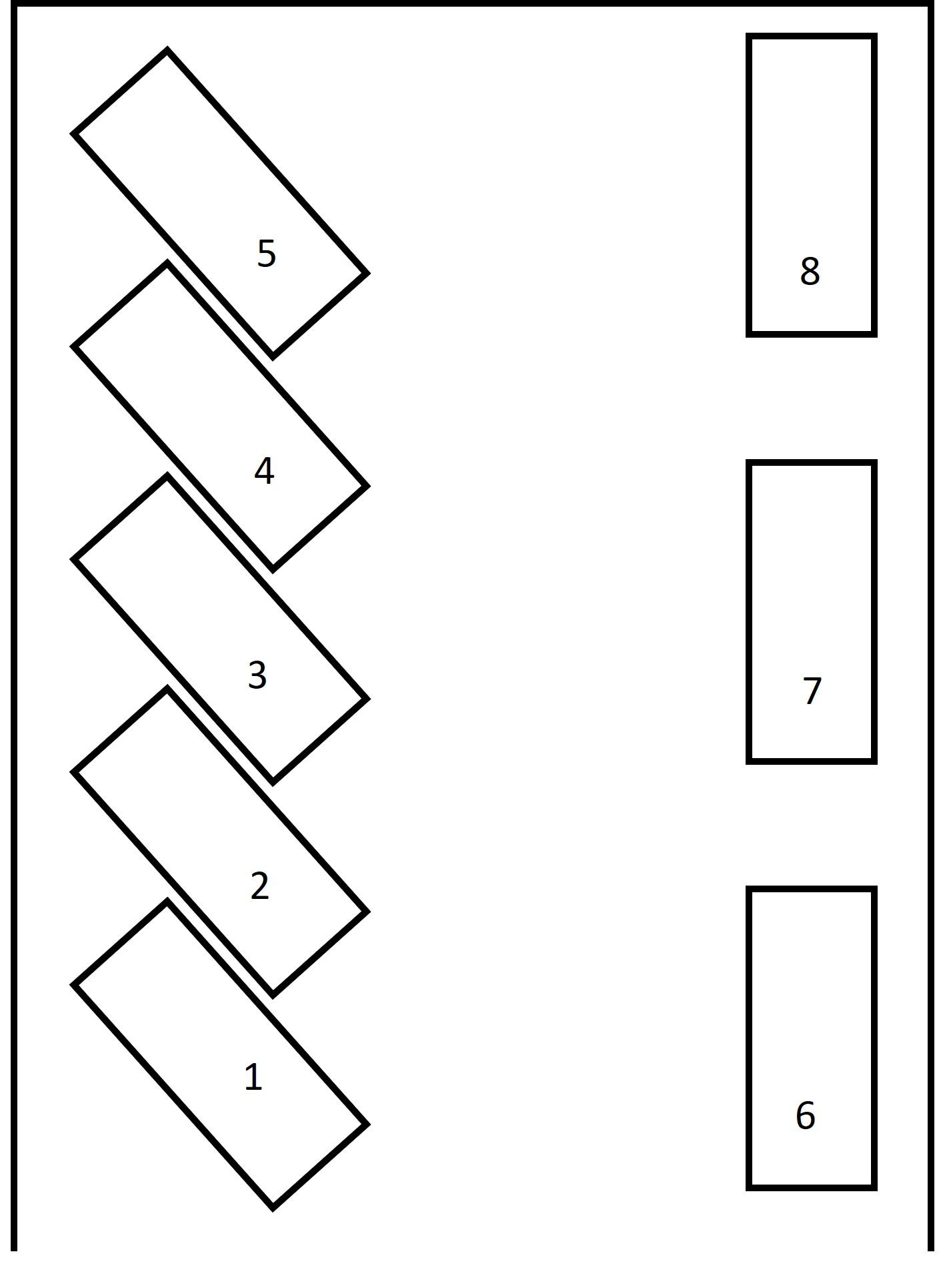 PalⅡの駐車配置図