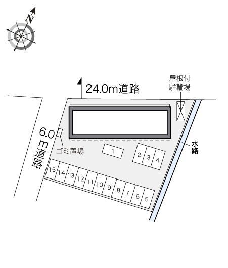 リジェール２(33056)の駐車配置図
