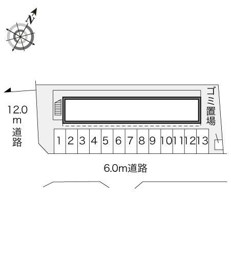 ラムロ(17496)の駐車配置図