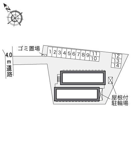ＲｅｓｉｄｅｎｃｅⅡ(28084)の駐車配置図