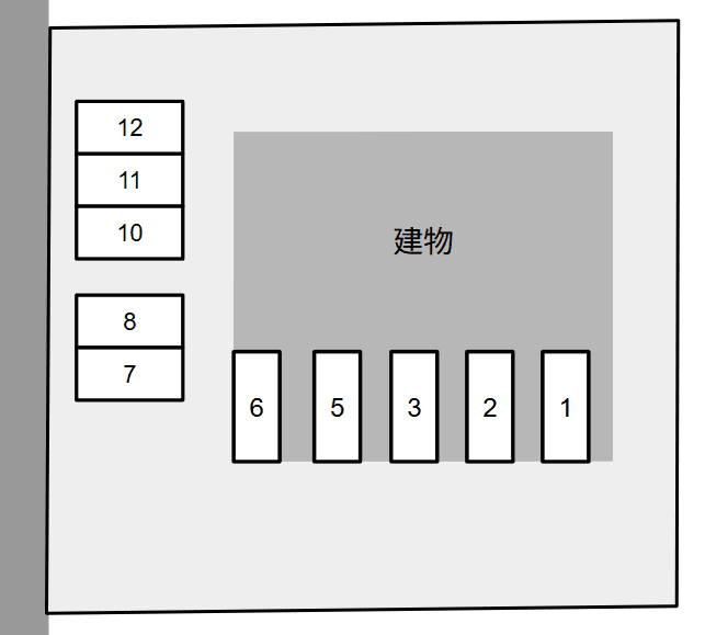 Ｇｒａｎｄ・Ｆａｍｉｌｌｅの駐車配置図