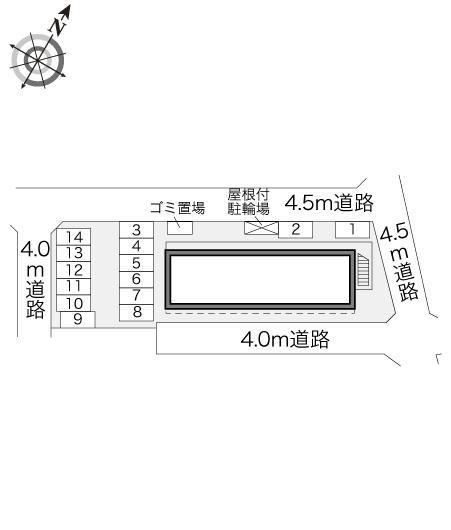 Ｇｒａｎｄｅｅ(23539)の駐車配置図