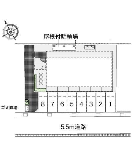ピズィエール(42702)の駐車配置図
