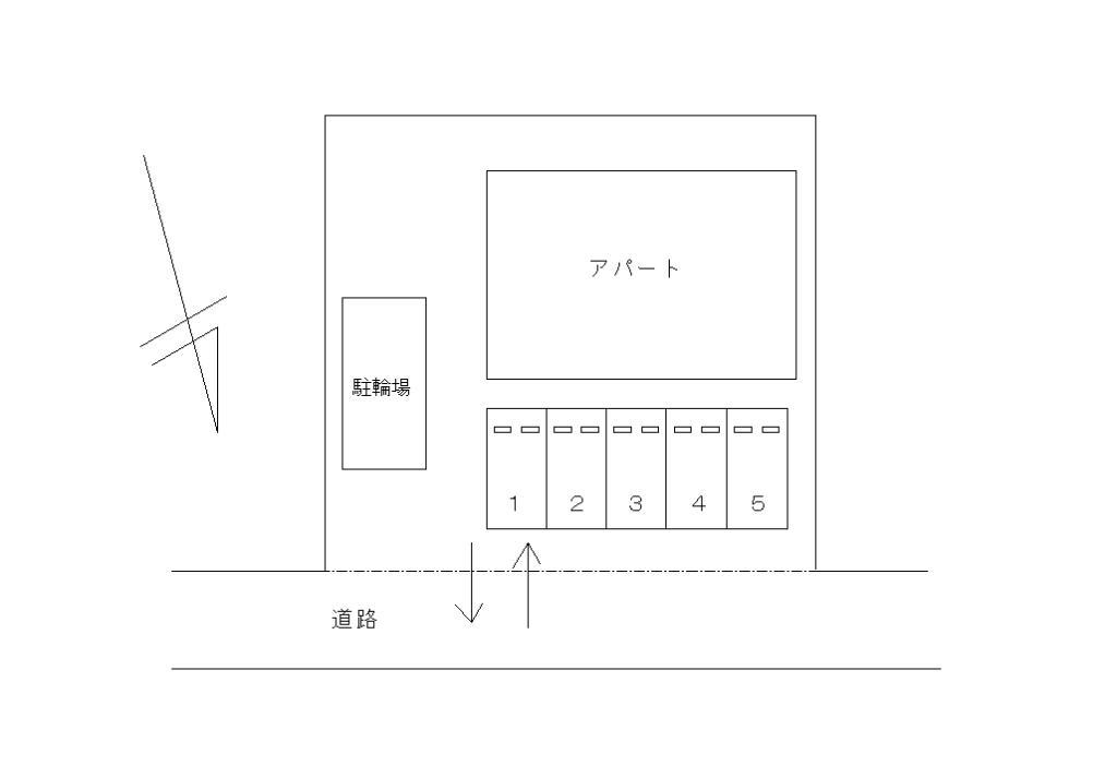 FKアルカディア御器所の駐車配置図