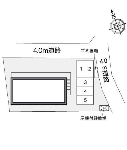大府桃山(39877)の駐車配置図