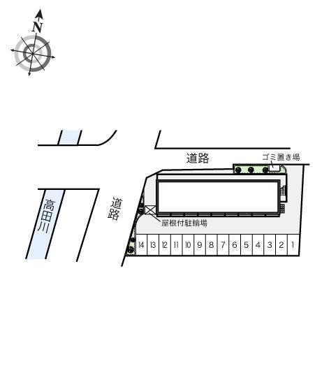 ミヨシ(17619)の駐車配置図