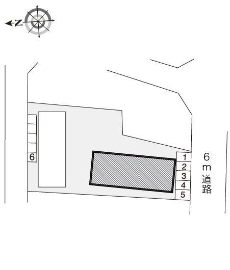 パークサイドガーデンハウスＢ(15846)の駐車配置図