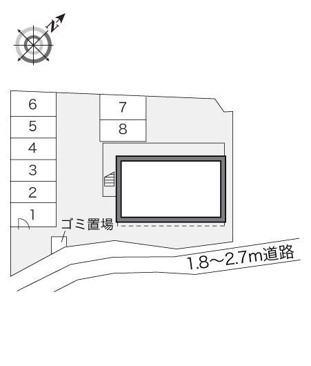 Ｐａｒａｄｉｓｏ(15387)の駐車配置図