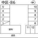 中区-86の駐車場