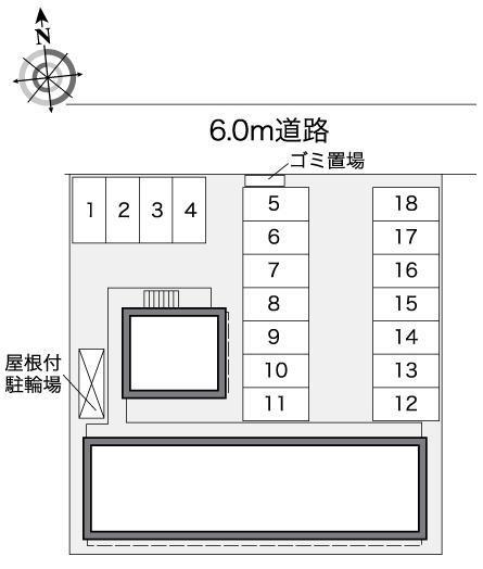 シャルマン(26154)の駐車配置図