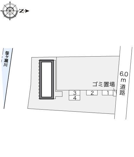 ブルースカイⅣ(20566)の駐車配置図