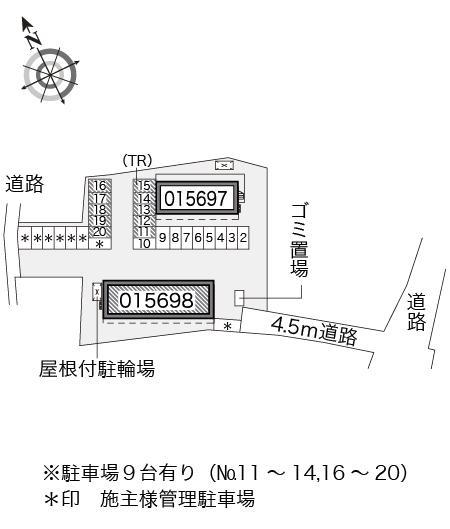 湘南Ｂ(15698)の駐車配置図