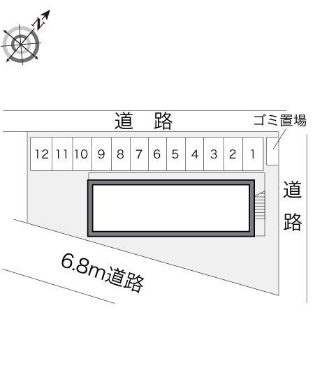 サンハイム(14169)の駐車配置図