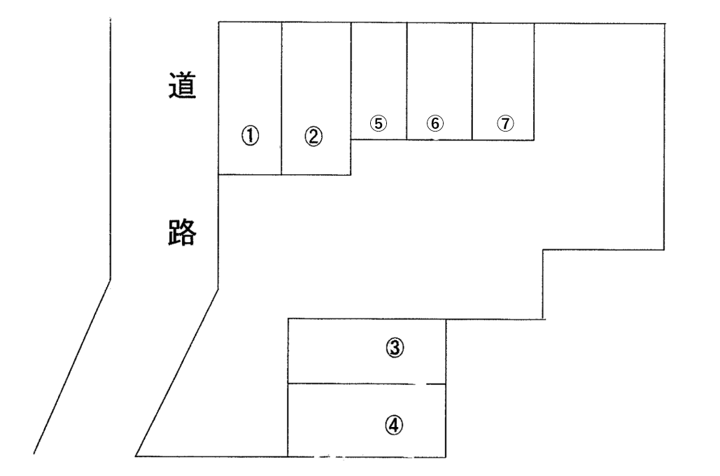 永野パーキングの駐車配置図