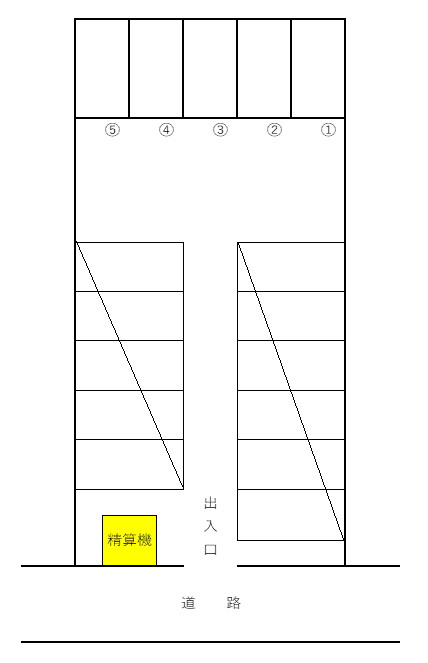 さいたま風渡野第3の駐車配置図