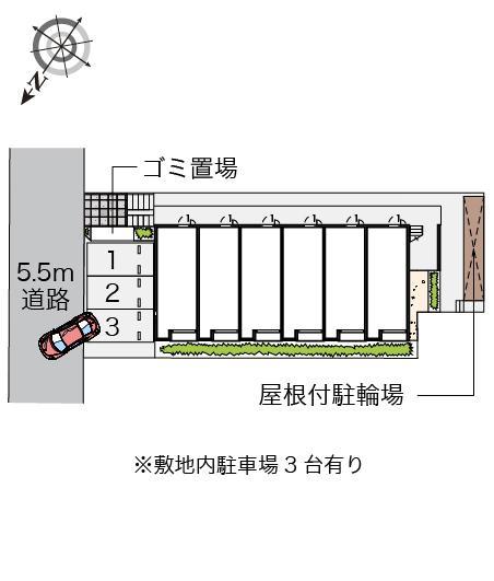 ＹＡＭＡＺＡＫＩⅡ(55154)の駐車配置図