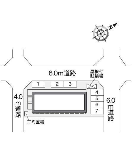 クレアシオン(25440)の駐車配置図