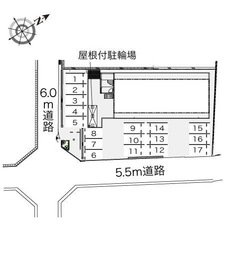 さくらⅡ(41811)の駐車配置図