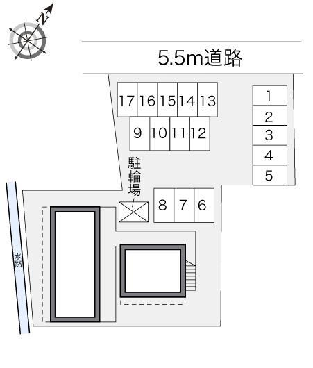 プレミール(24332)の駐車配置図