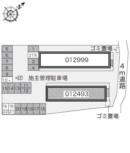 グランドゥールＡ(12493)の駐車配置図