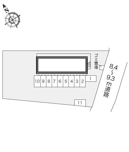 フジＡ(15879)の駐車配置図