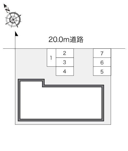 宗代(23075)の駐車配置図