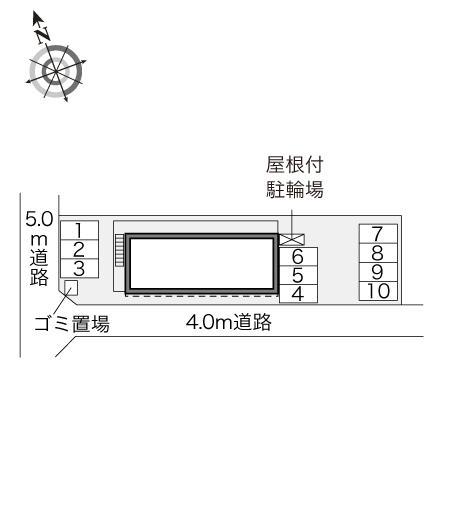 ルビコン(33699)の駐車配置図