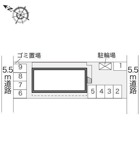 ブルーウェーブ(23866)の駐車配置図
