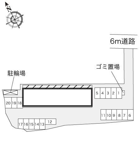ヴェルデ(22759)の駐車配置図