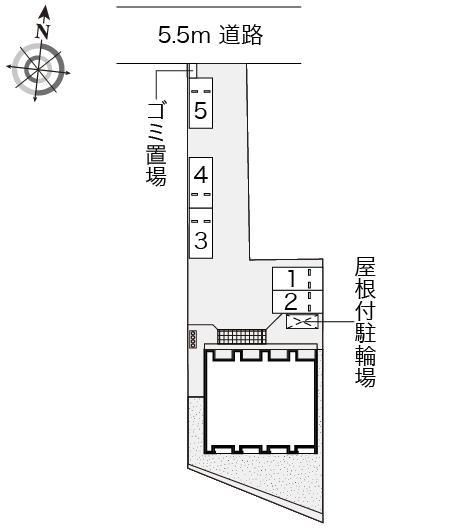 リュミエール(54613)の駐車配置図