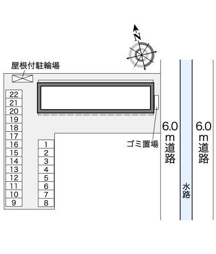 ファースト神田(37462)の駐車配置図