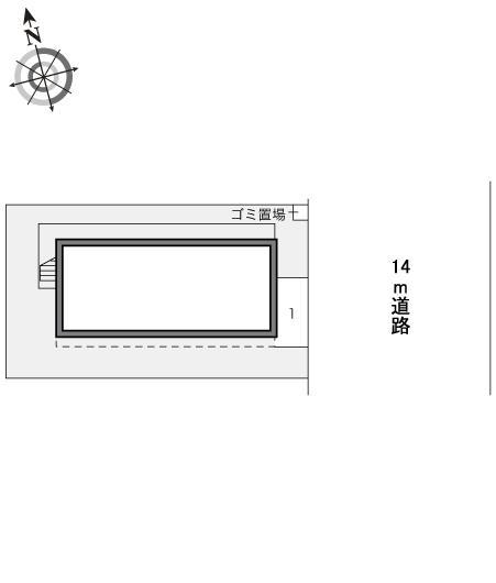 アルジャンＫＯＹＡＭＡ(16585)の駐車配置図