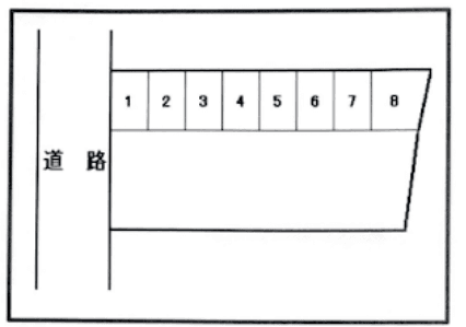 見付金井駐車場の駐車配置図