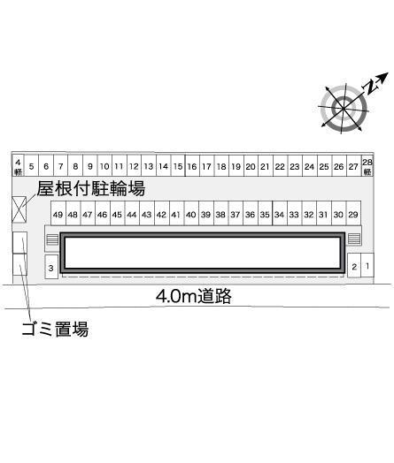ケイスピリット百合鴎(37505)の駐車配置図
