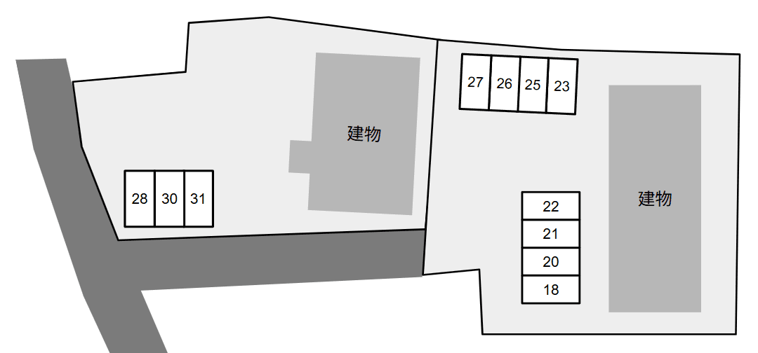 Ｆｉｅｓｔａ　Ⅳの駐車配置図