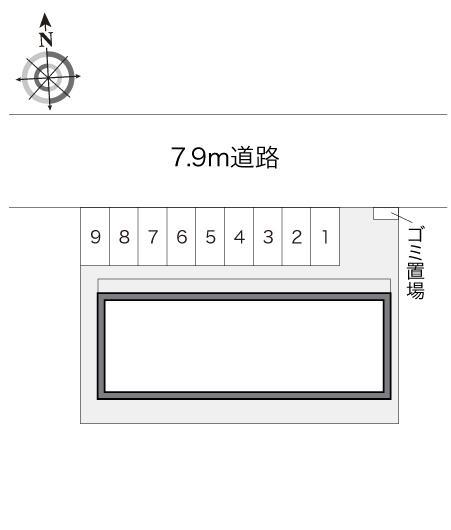 エスパシオ(20356)の駐車配置図