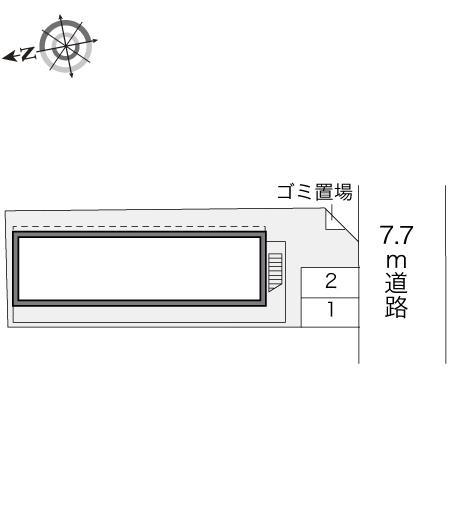 エスポワール(17709)の駐車配置図
