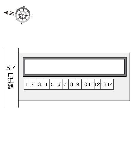 Ｋ・Ｍ(22594)の駐車配置図