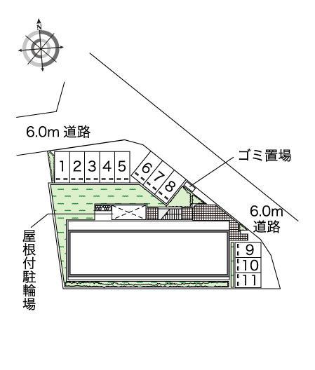 パストラル葉山(40723)の駐車配置図